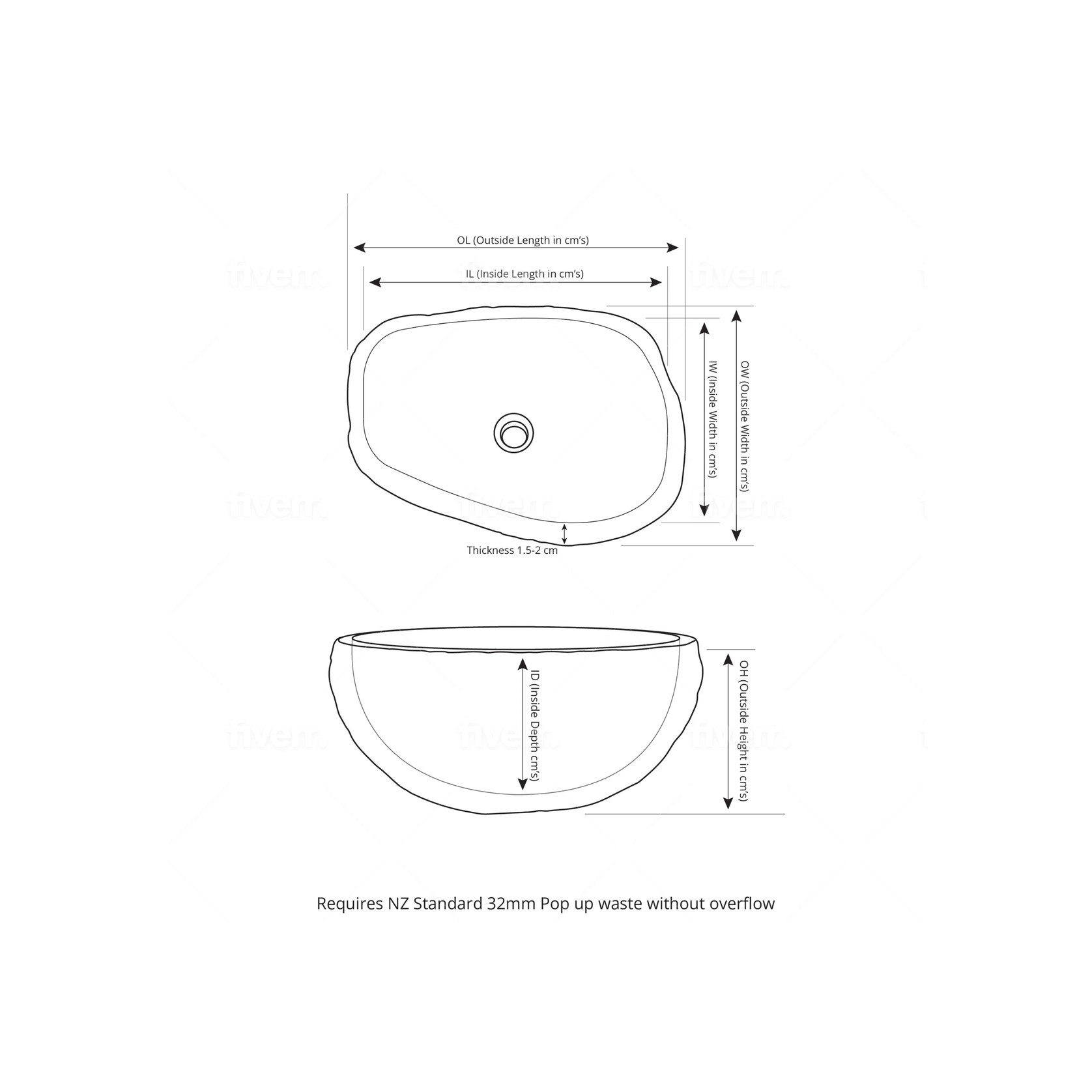 Stone Luxury Bath Tub - 1.75m gallery detail image