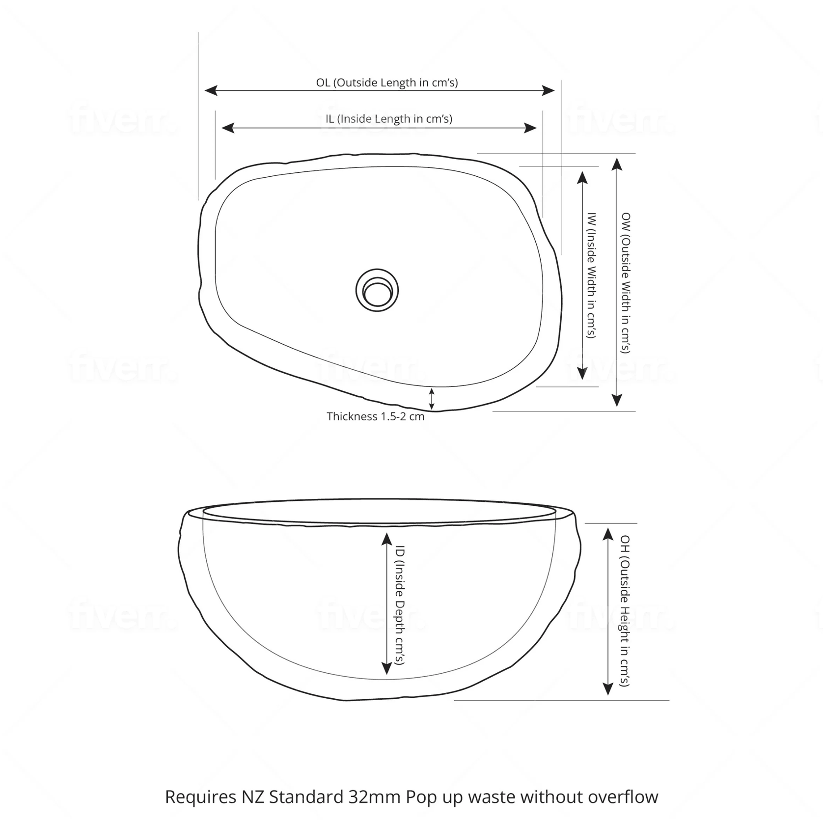 Stone Luxury Bath Tub - 1.75m gallery detail image