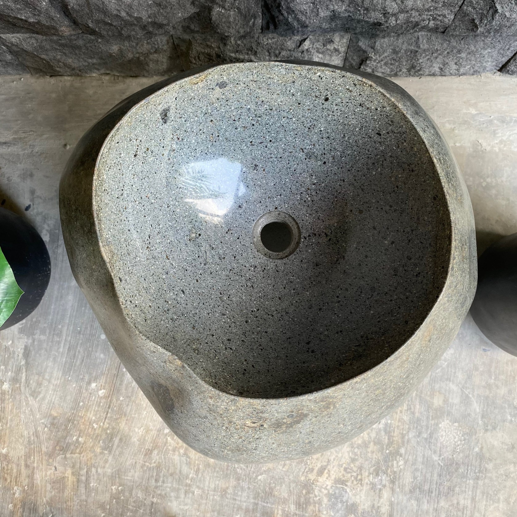 Natural Pedestal Stone Basin gallery detail image