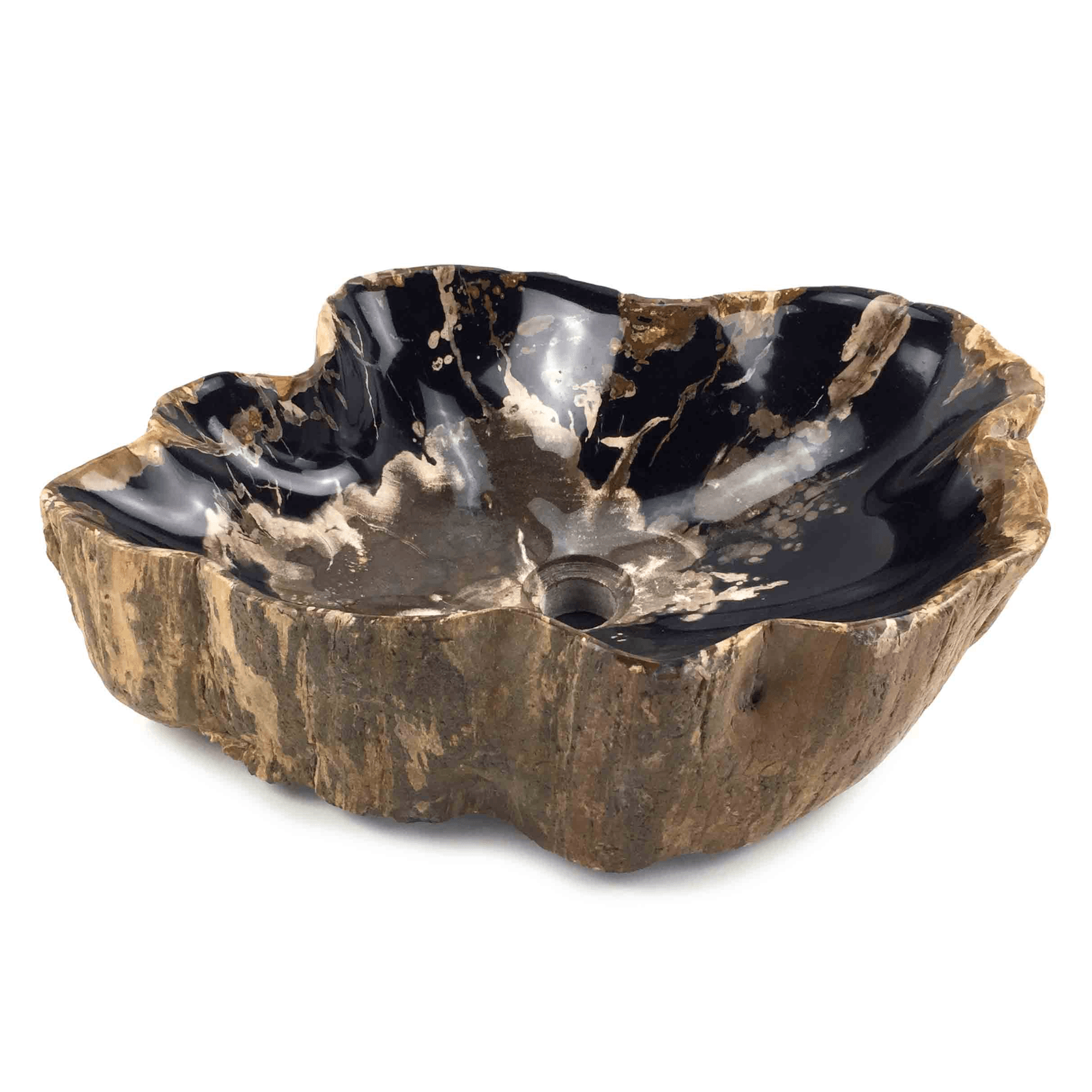 Petrified Wood Stone Basin - Single gallery detail image