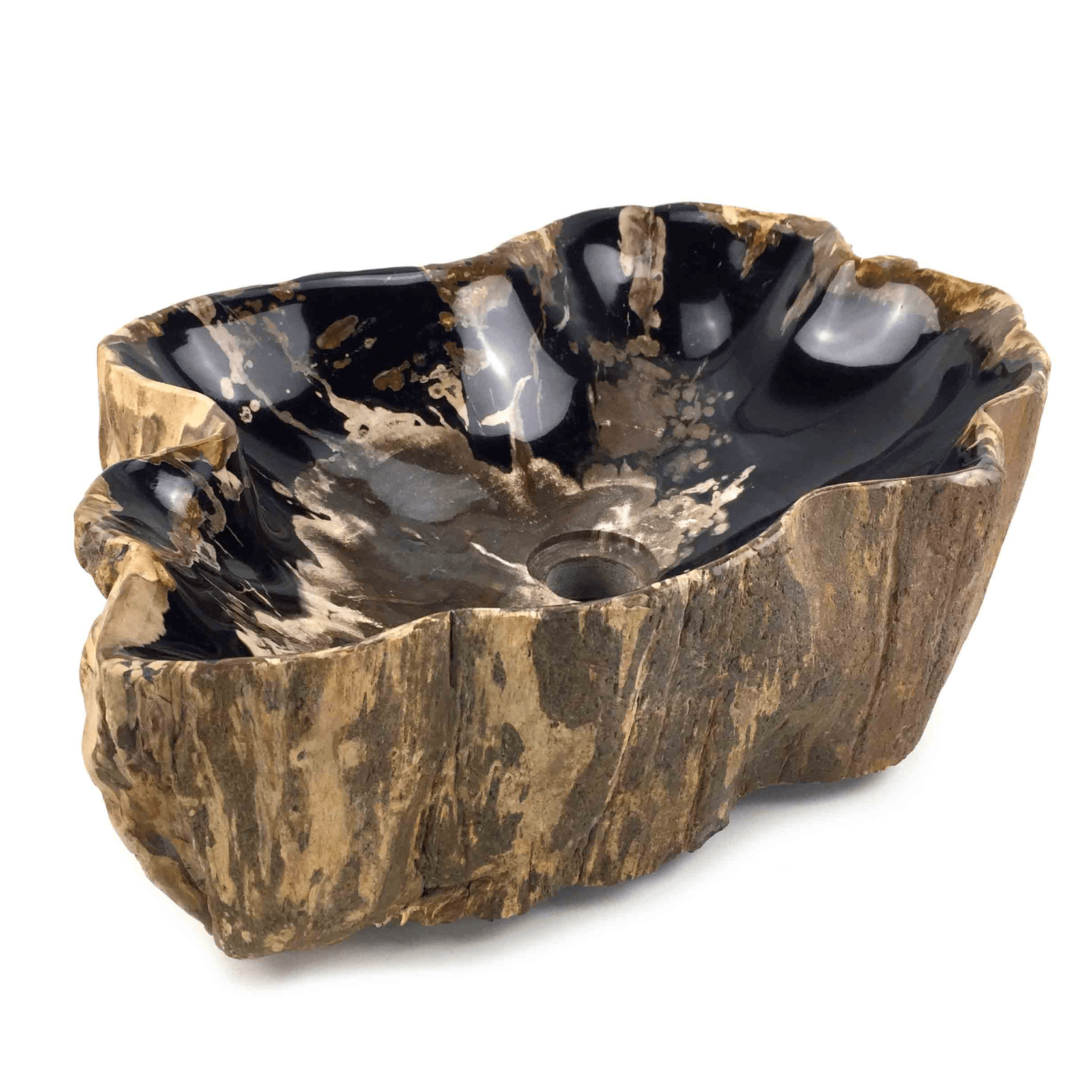 Petrified Wood Stone Basin - Single gallery detail image