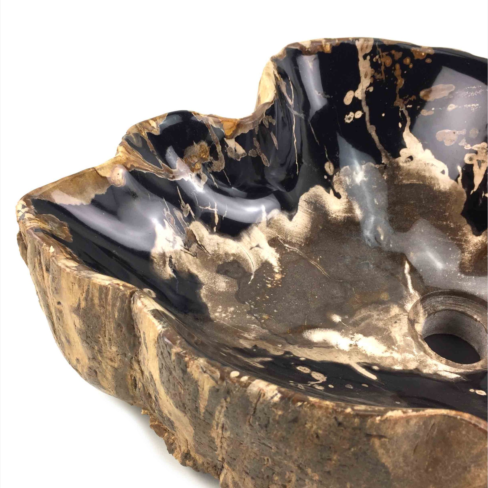 Petrified Wood Stone Basin - Single gallery detail image