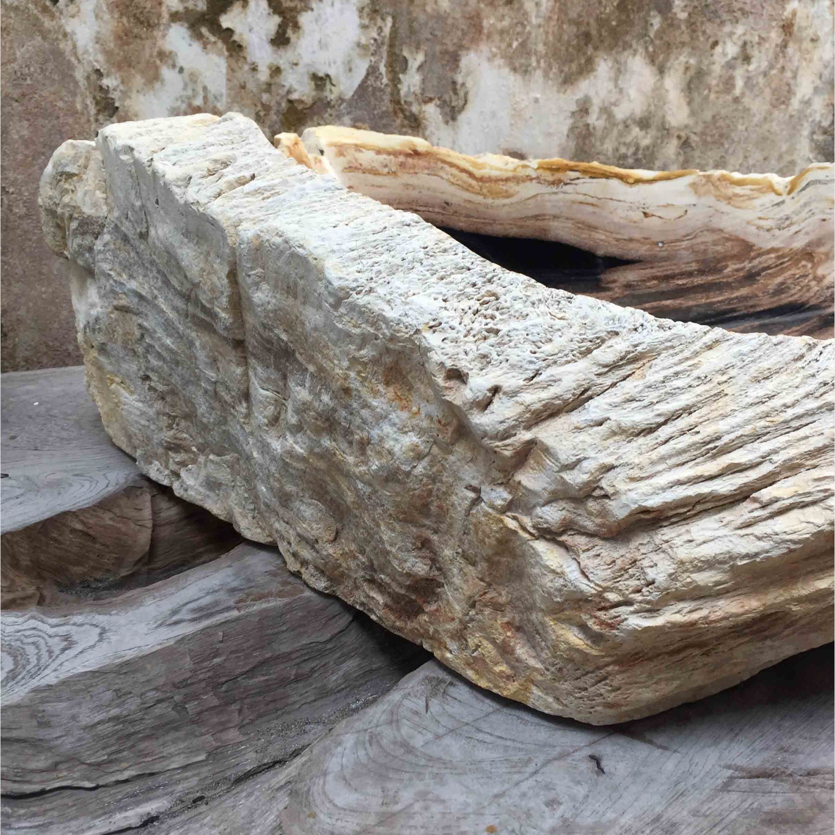 Petrified Wood Stone Basin gallery detail image