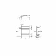 Round Heated Towel Ladder 600x500mm gallery detail image