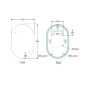 Solace Oval Led Mirror gallery detail image