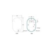 Solace Oval Led Mirror gallery detail image