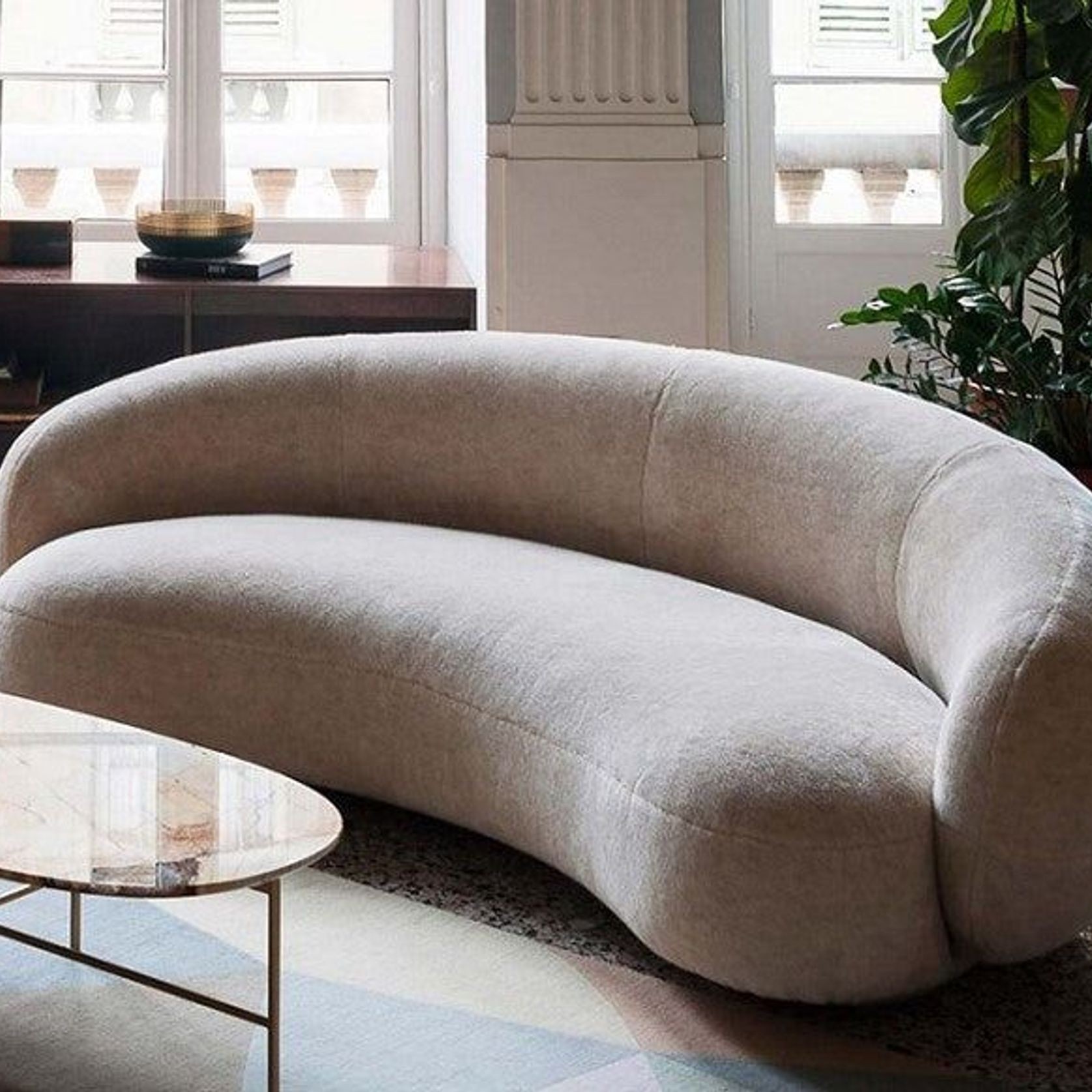 Curv Fabric Sofa gallery detail image