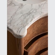 Soho Home | Valerie Double Vanity | Arabescato Marble gallery detail image