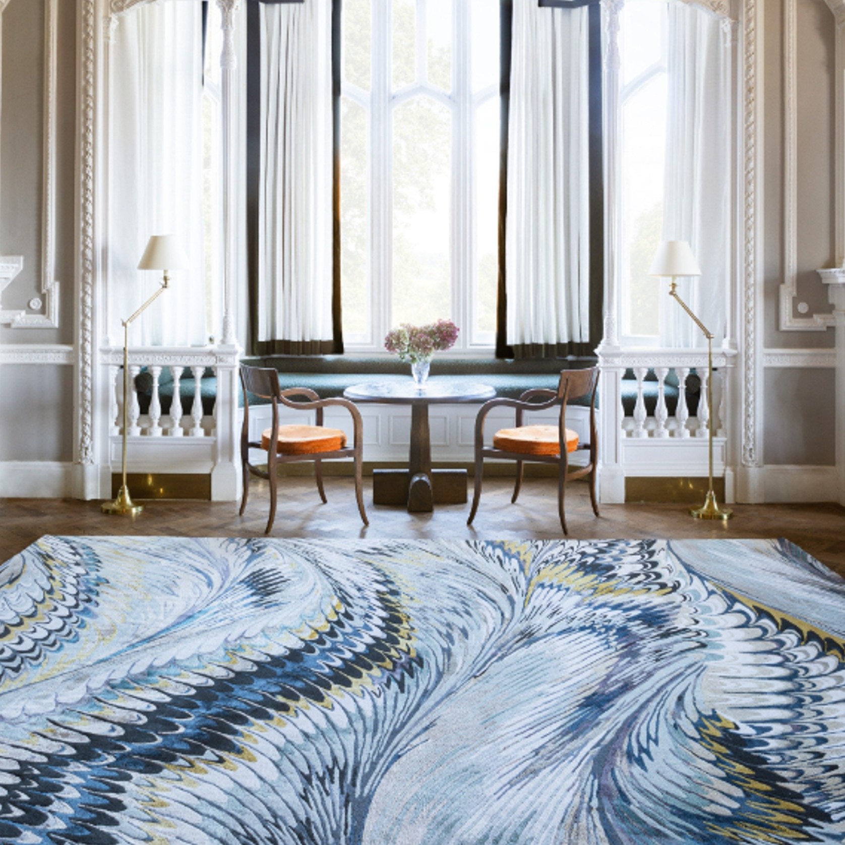 The Rug Company | Feather Marble by Mary Katrantzou gallery detail image