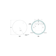 Code Euro 1050 Round Mirror gallery detail image