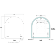 CODE Euro Arch 850 Led Mirror gallery detail image