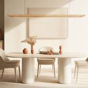 Maren Oak Linear Pendant Light gallery detail image