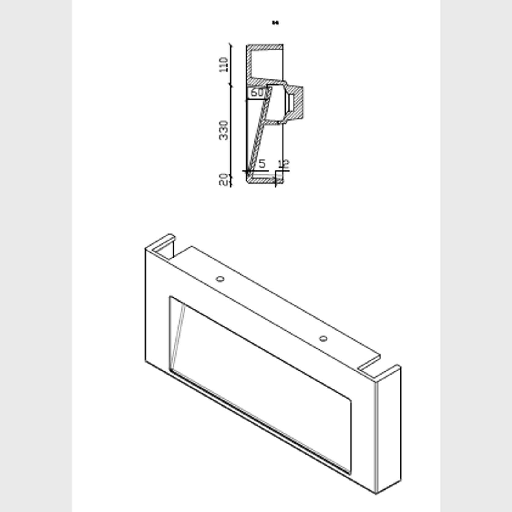 The Ramp Basin - Ramp C100 900mm gallery detail image