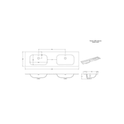 NAVARRA 1800 DOUBLE VANITY SINK TOP RANGE gallery detail image