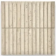 Mini Fluted Concave | Natural Stone Mosaics gallery detail image