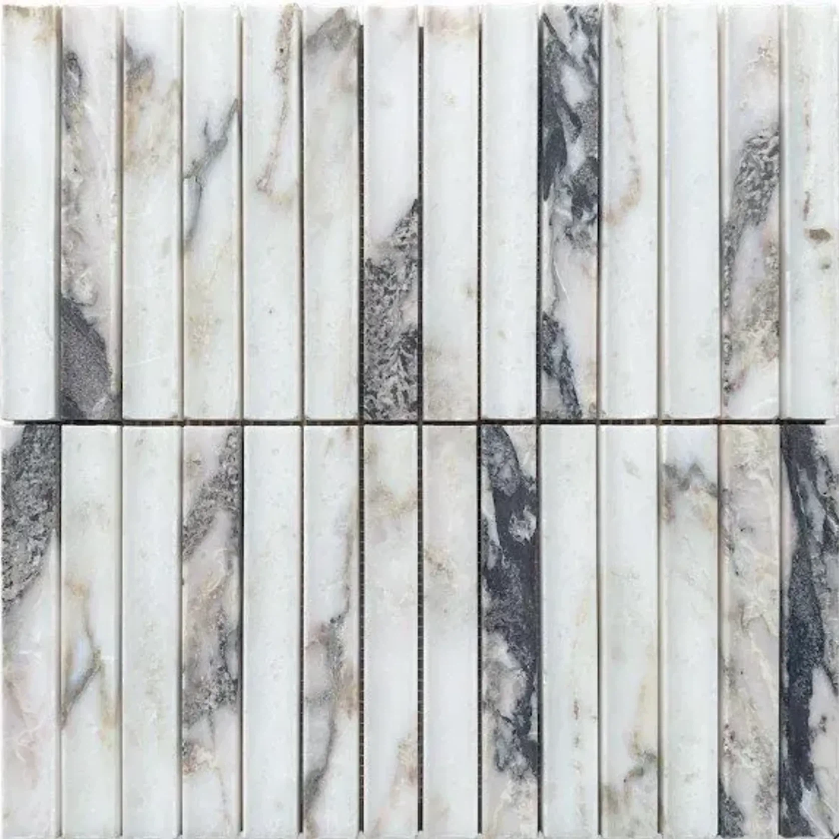 Mini Fluted Concave | Natural Stone Mosaics gallery detail image