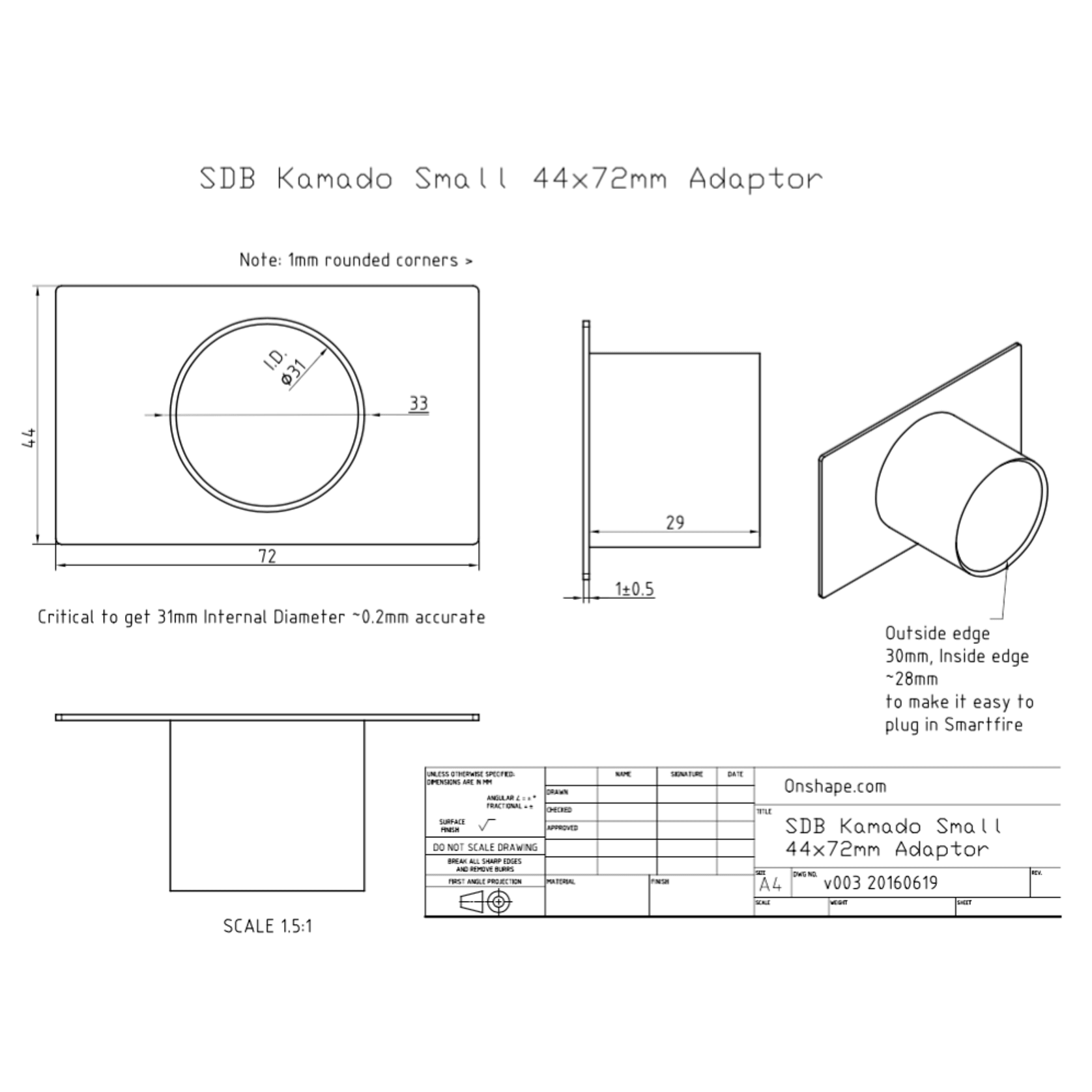 Smartfire Kamado Adaptor gallery detail image