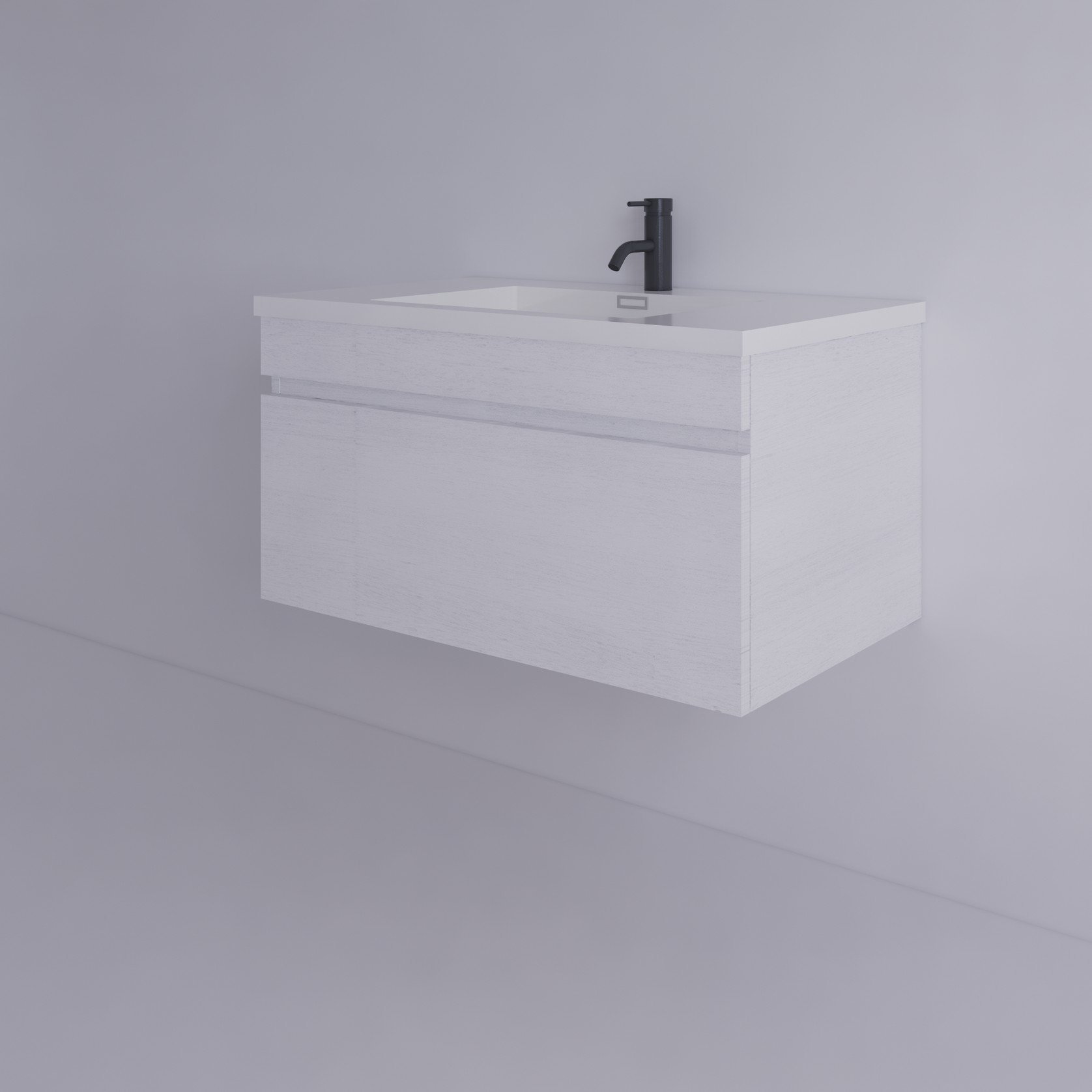 Code Lux 1000 Single Drawer Wall Hung Vanity gallery detail image