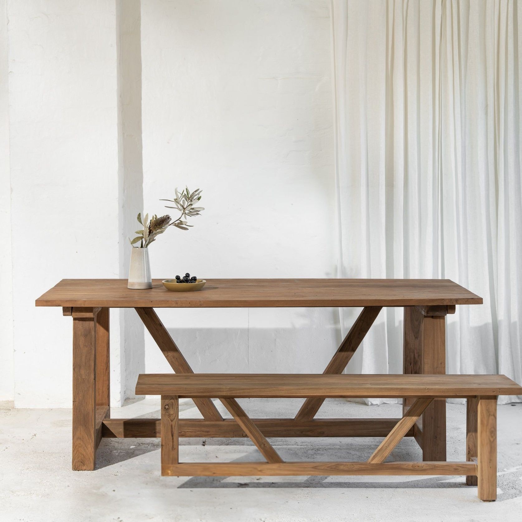 Sefer Rustic Dining Table gallery detail image
