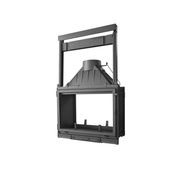 Seguin Multivision 8000 Double Sided Cast Iron Fireplace With Lift Door gallery detail image
