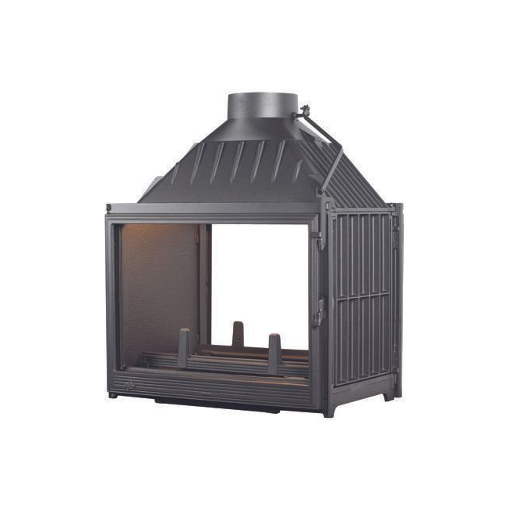 Seguin Multivision 8000 Double Sided Cast Iron Fireplace gallery detail image