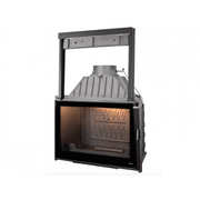 Seguin Super 9 Cast Iron Fireplace Lift Door Black Line gallery detail image
