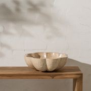 Seren Travertine Petal Basin gallery detail image