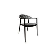 Serena Outdoor Dining Chair - Charcoal gallery detail image