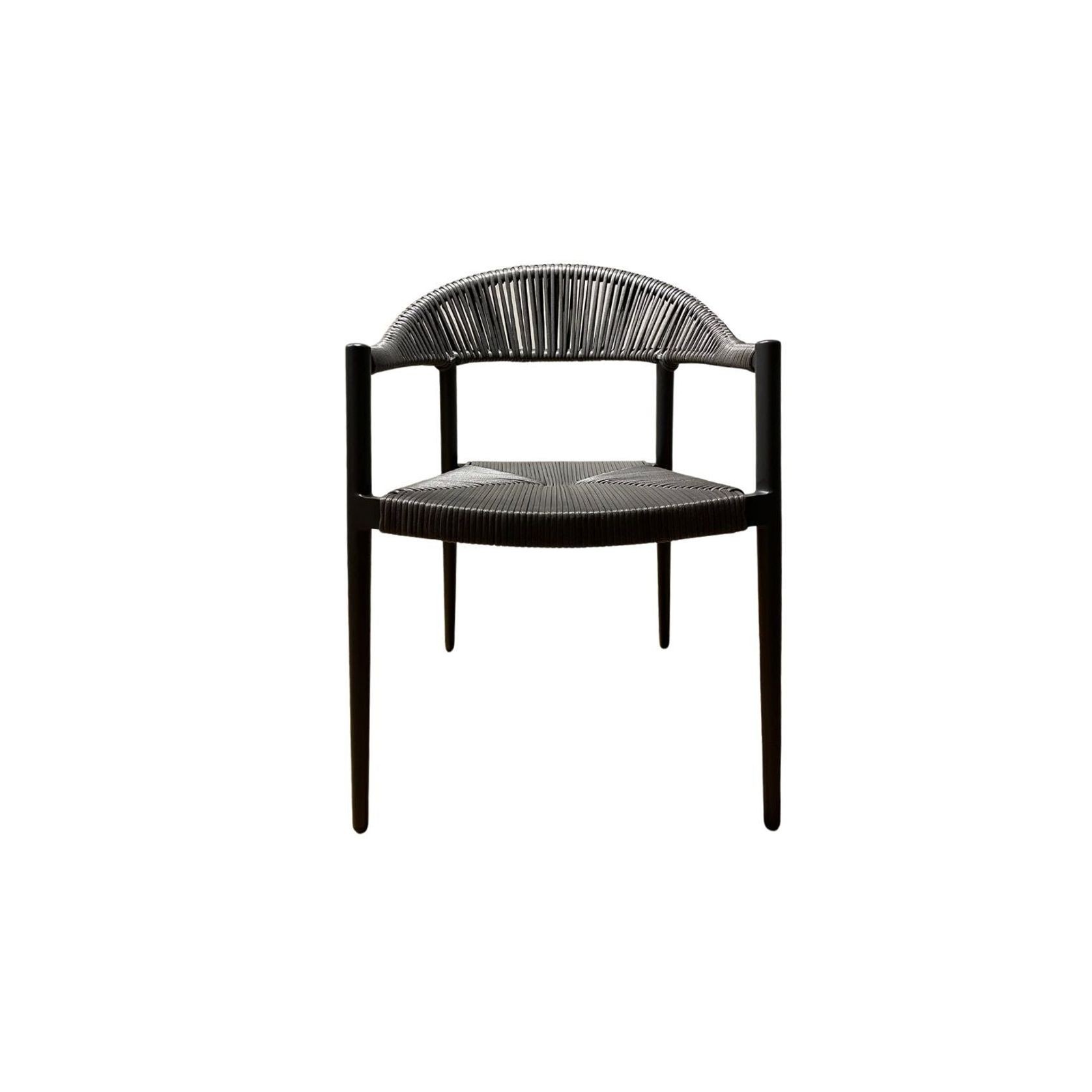 Serena Outdoor Dining Chair - Charcoal gallery detail image