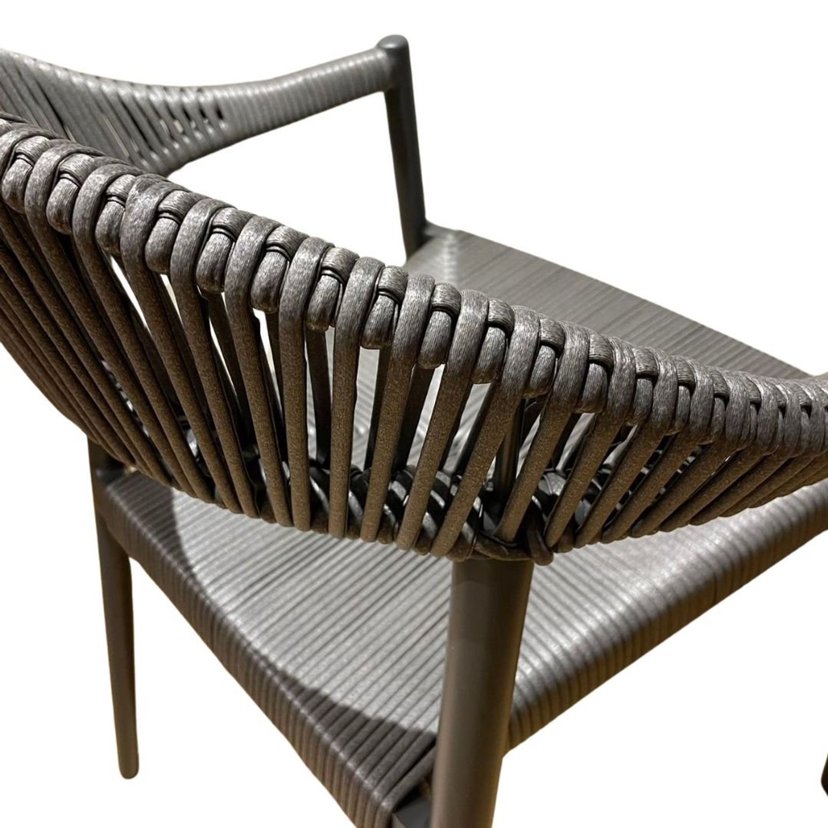 Serena Outdoor Dining Chair - Charcoal gallery detail image