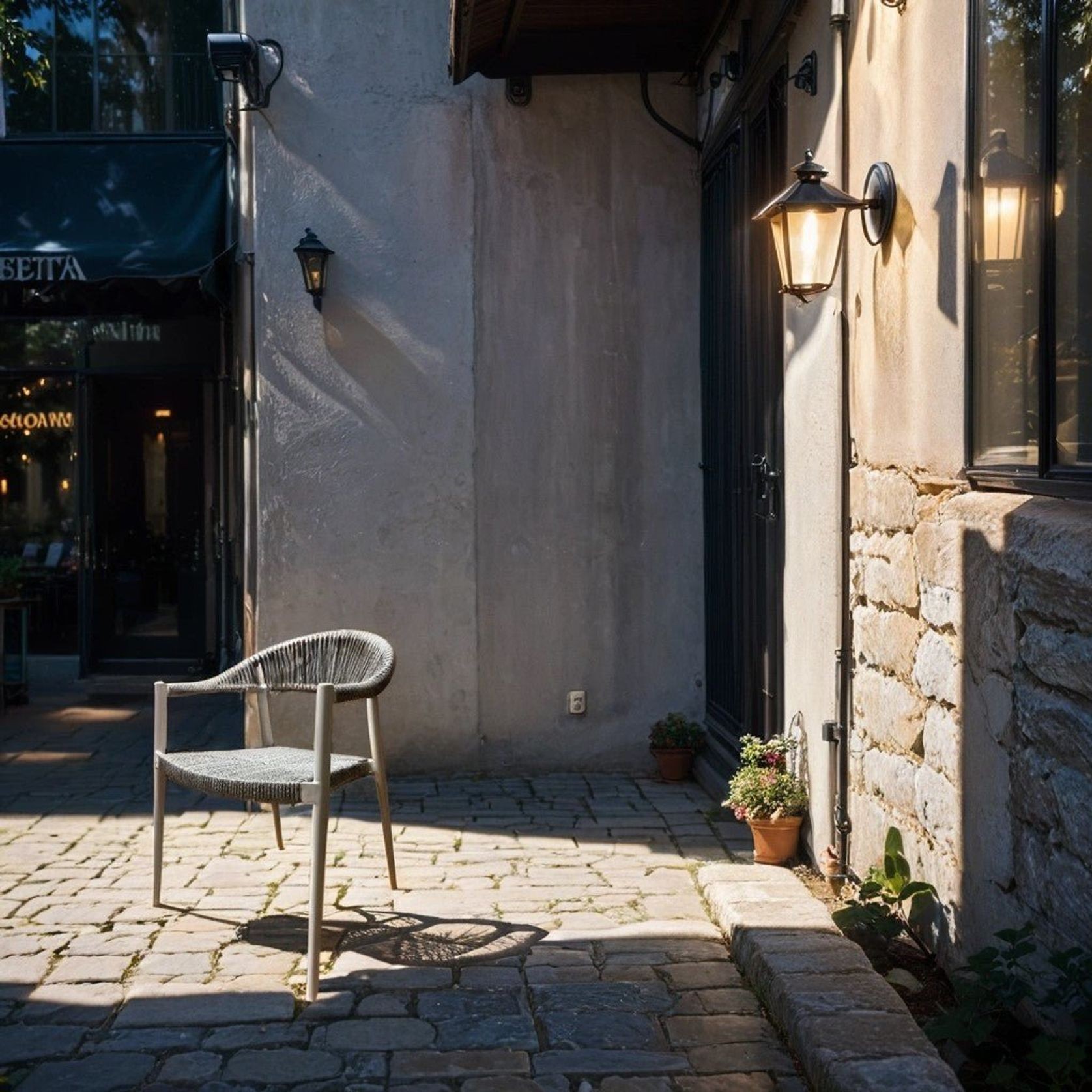 Serena Outdoor Dining Chair - Grey gallery detail image
