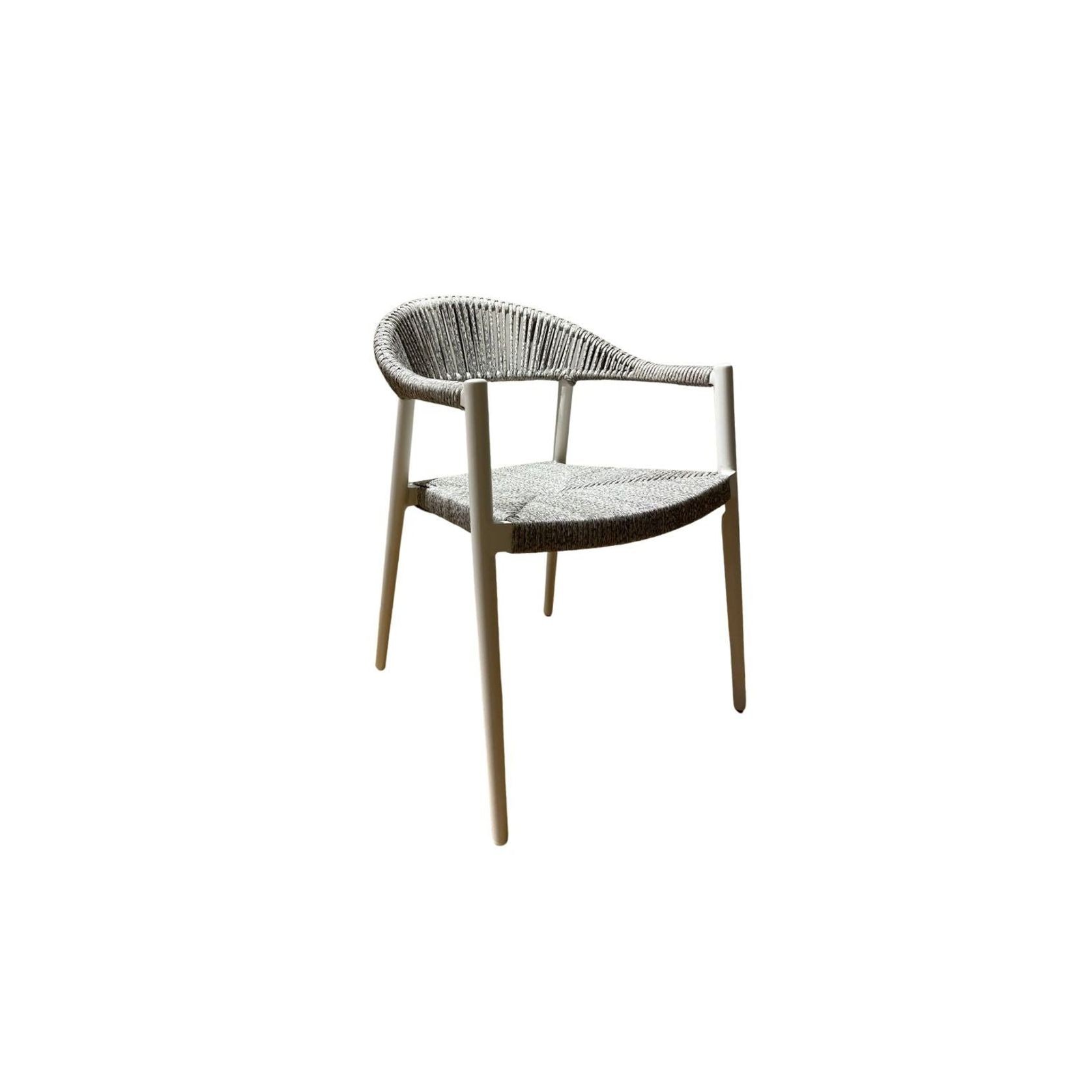 Serena Outdoor Dining Chair - Grey gallery detail image