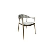 Serena Outdoor Dining Chair - Grey gallery detail image