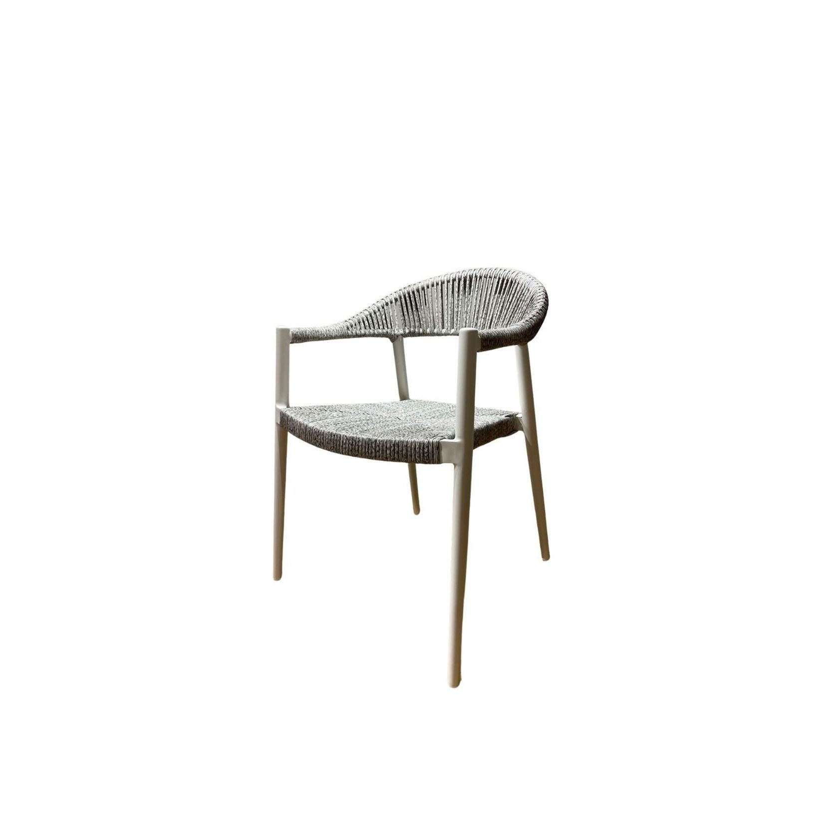 Serena Outdoor Dining Chair - Grey gallery detail image