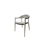 Serena Outdoor Dining Chair - Grey gallery detail image