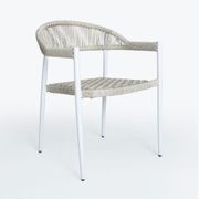 Serena Outdoor Dining Chair - Light Greige gallery detail image