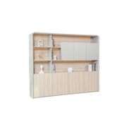 SEVANI Display Wall Unit - 240cm - Oak gallery detail image