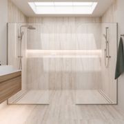 Code Pillar Shower Screen Glass Range | 1050MM gallery detail image