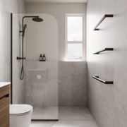 Code Pillar Shower Screen Glass Range | 900mm gallery detail image