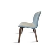 LOTTIE Lounge Chair - Walnut & Grey gallery detail image