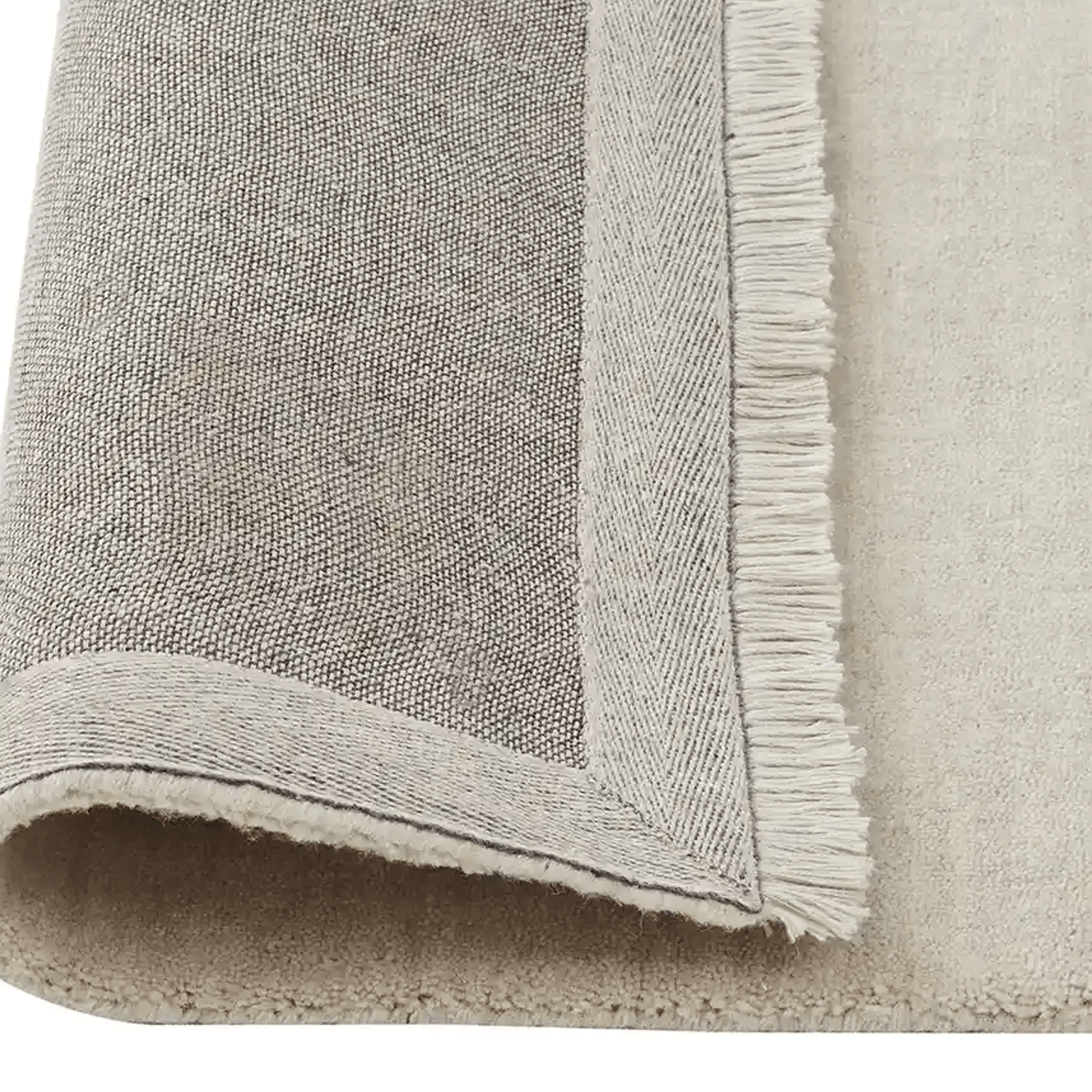 Weave Home Silvio Floor Rug - Ecru | NZ Wool | Two Sizes gallery detail image
