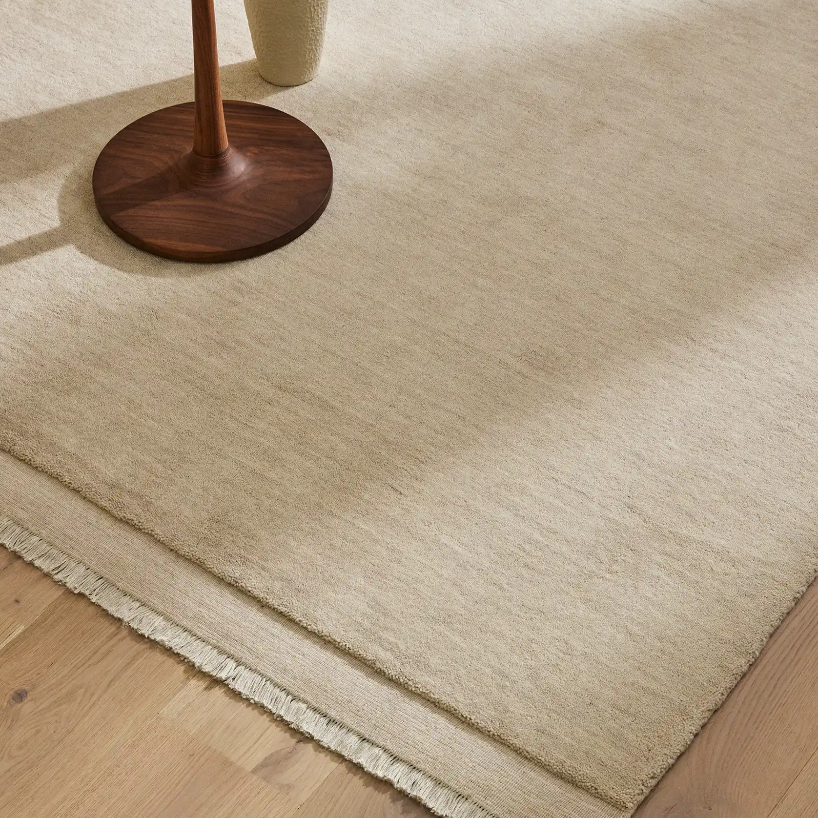 Weave Home Silvio Floor Rug - Ecru | NZ  Wool | Two Sizes gallery detail image