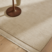 Weave Home Silvio Floor Rug - Ecru | NZ  Wool | Two Sizes gallery detail image