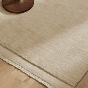 Weave Home Silvio Floor Rug - Ecru | NZ Wool | Two Sizes gallery detail image