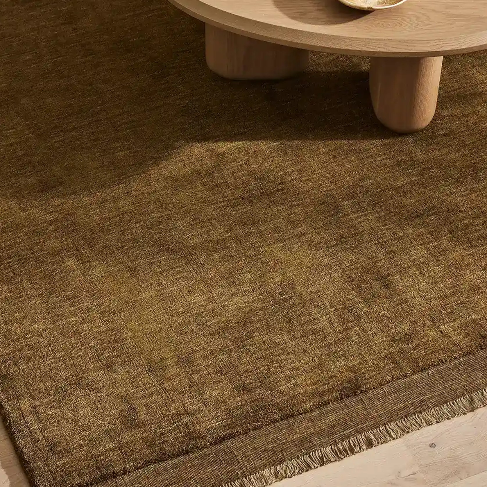 Weave Home Silvio Floor Rug - Oakmoss | 100% Wool | Two Sizes gallery detail image