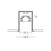 Single Circuit Recessed Magnetic Track gallery detail image