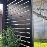 Tasman Freestanding Pergola Slatted Privacy Wall gallery detail image