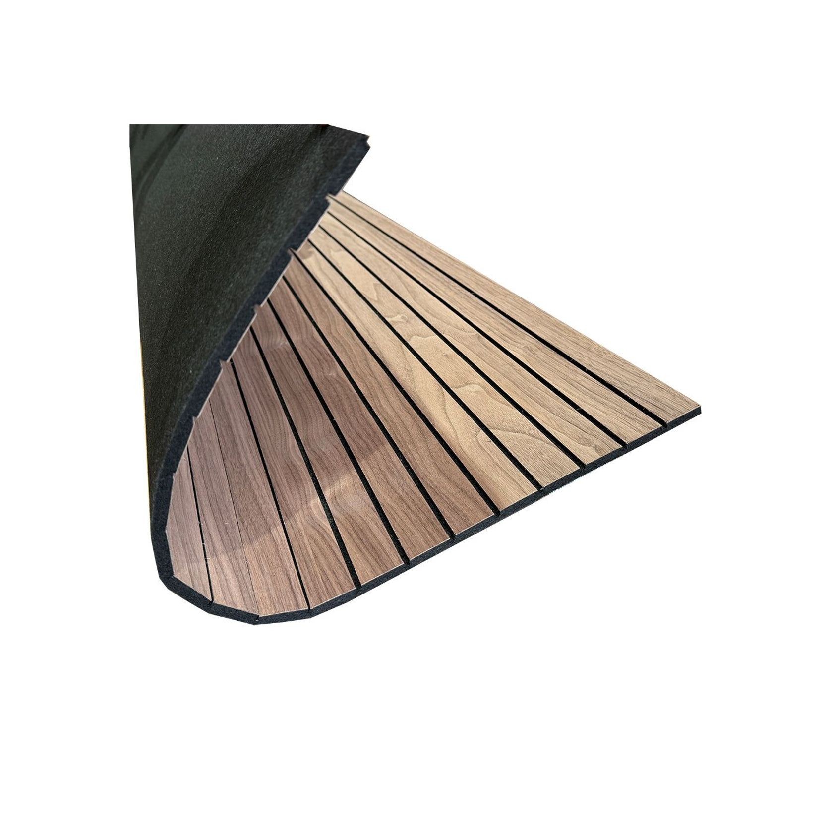 WOODFLEX Flexible Acoustic Wood Slat Wall Panel, Walnut gallery detail image