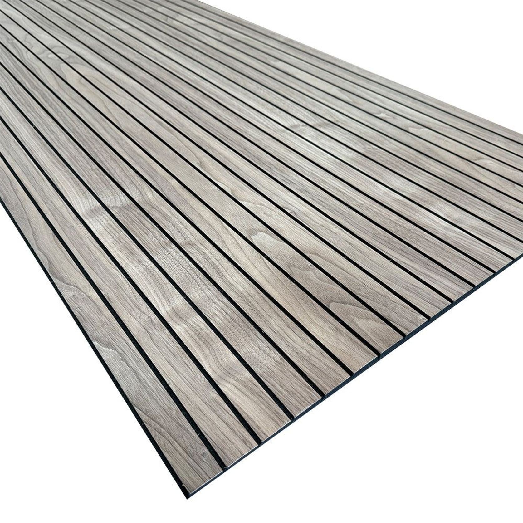 WOODFLEX Flexible Acoustic Wood Slat Wall Panel, Walnut gallery detail image