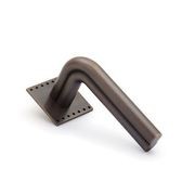 Stardust Smooth Lever Handle on Rose gallery detail image